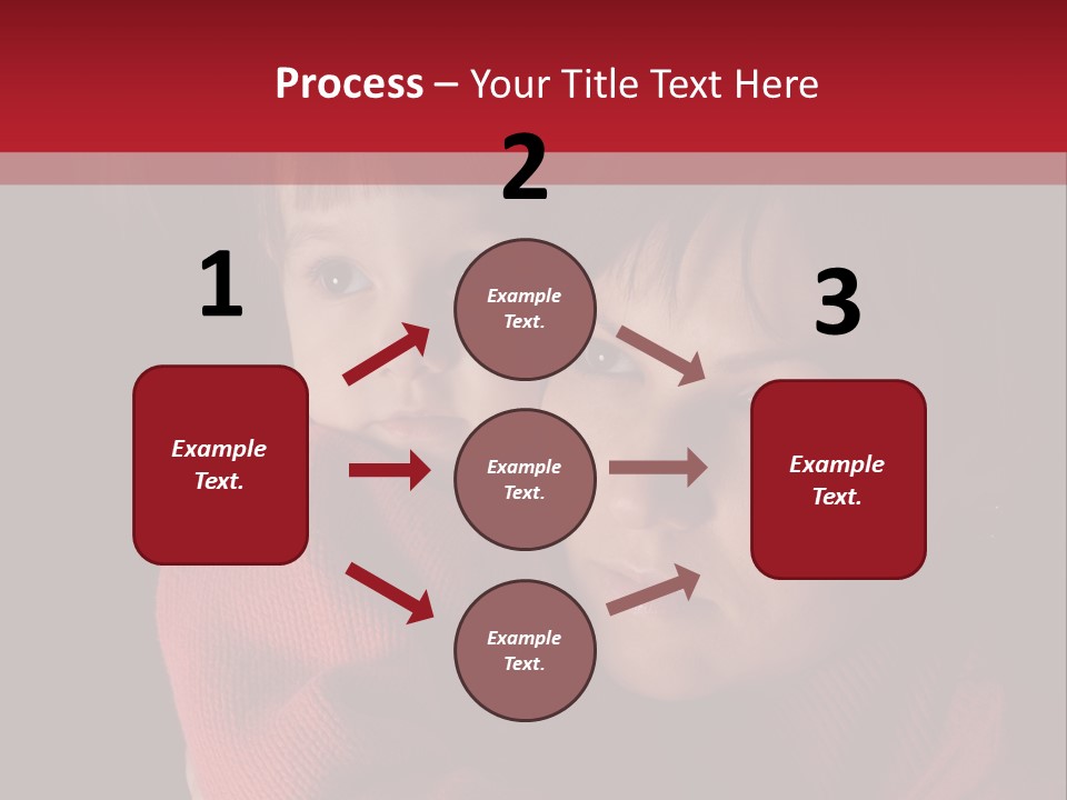 Cute Daughter Pretty PowerPoint Template