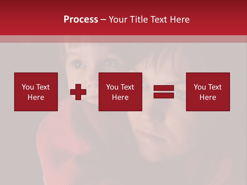 Cute Daughter Pretty PowerPoint Template