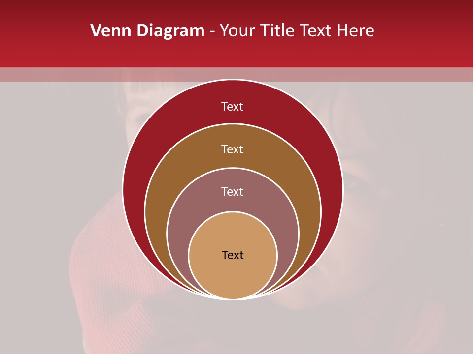 Cute Daughter Pretty PowerPoint Template