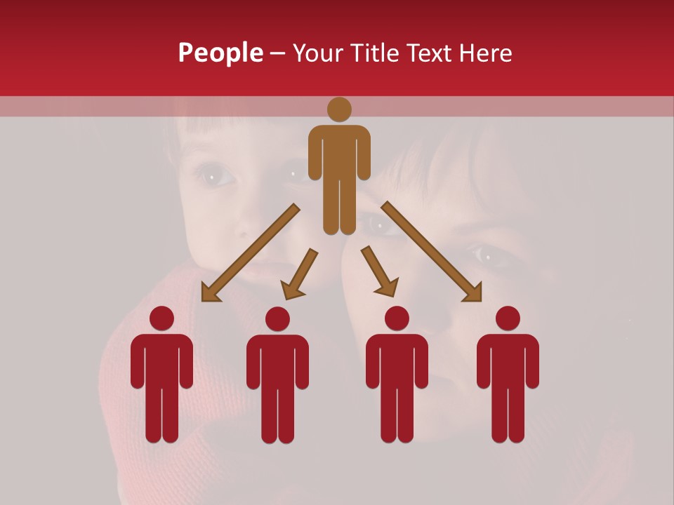 Cute Daughter Pretty PowerPoint Template