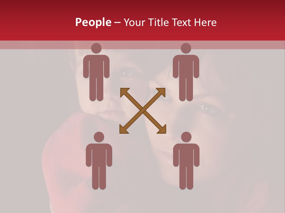 Cute Daughter Pretty PowerPoint Template