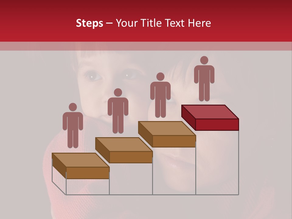 Cute Daughter Pretty PowerPoint Template