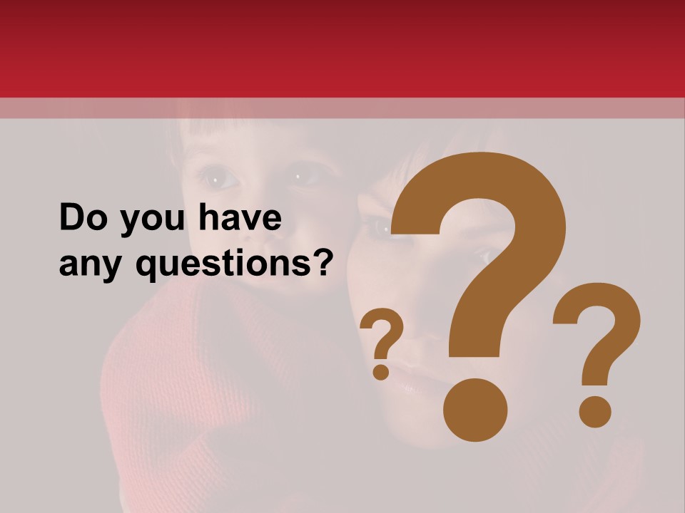 Cute Daughter Pretty PowerPoint Template