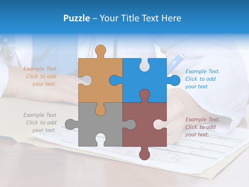 Woman Prescription Human PowerPoint Template