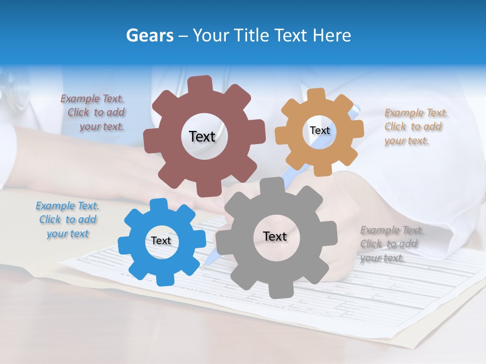 Woman Prescription Human PowerPoint Template