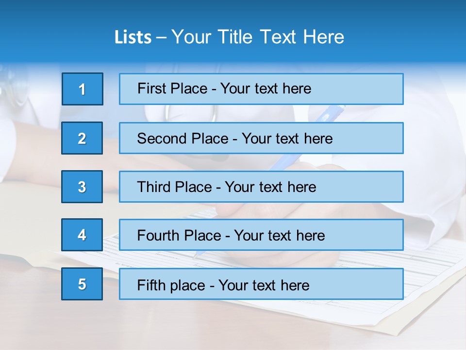 Woman Prescription Human PowerPoint Template