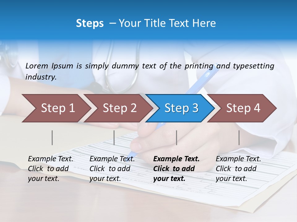 Woman Prescription Human PowerPoint Template