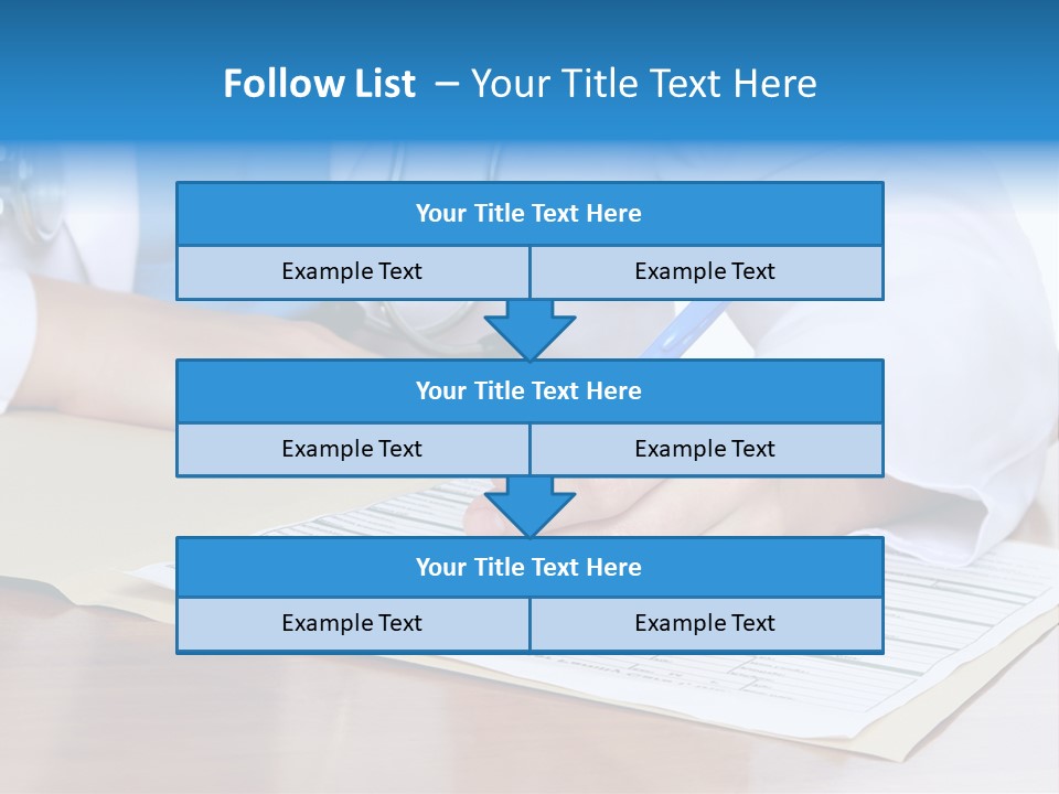 Woman Prescription Human PowerPoint Template