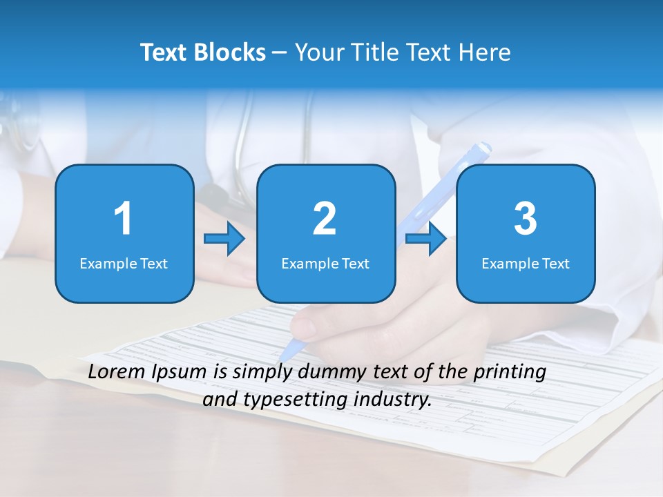 Woman Prescription Human PowerPoint Template