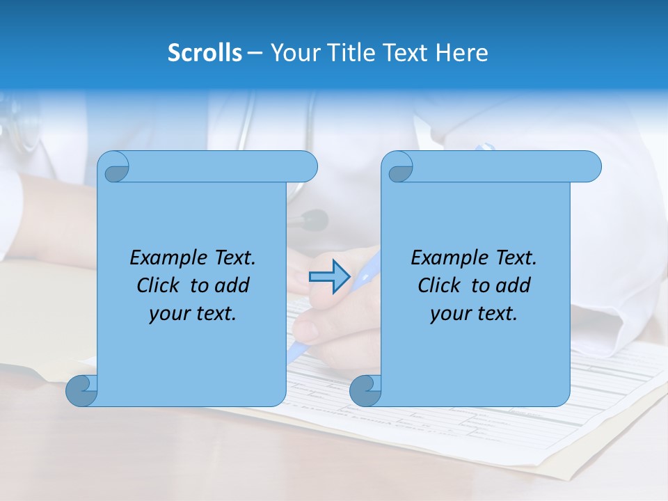Woman Prescription Human PowerPoint Template