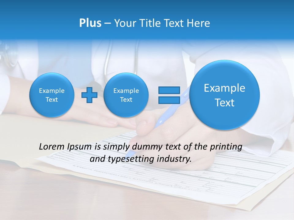 Woman Prescription Human PowerPoint Template