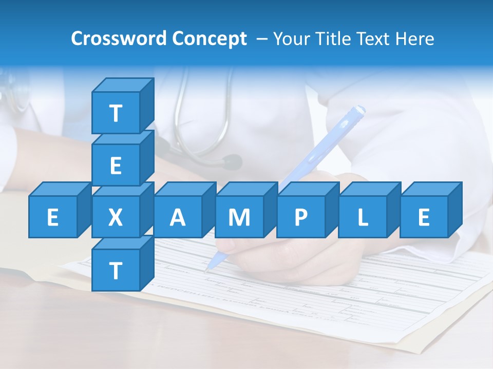 Woman Prescription Human PowerPoint Template