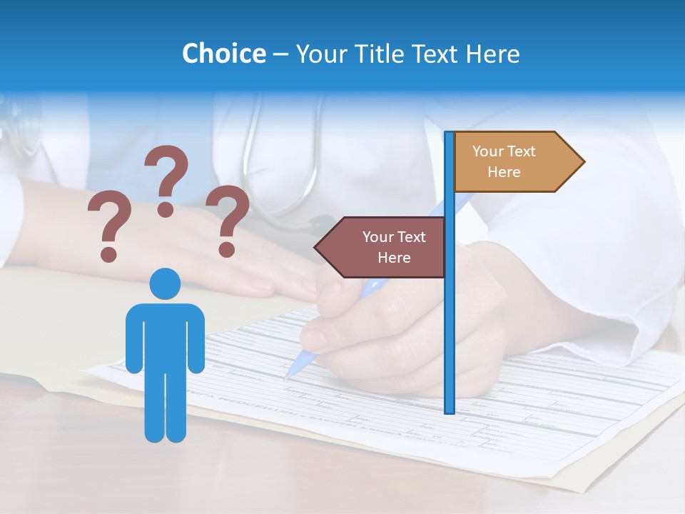 Woman Prescription Human PowerPoint Template