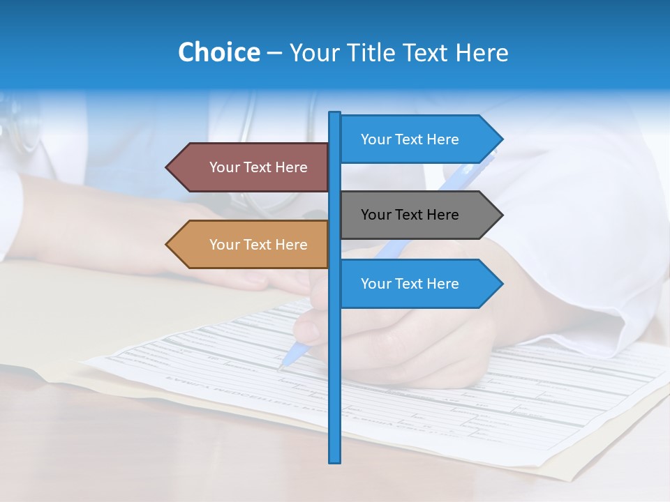 Woman Prescription Human PowerPoint Template