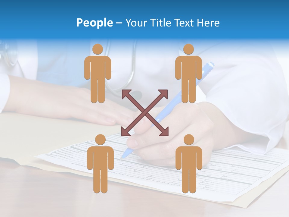 Woman Prescription Human PowerPoint Template