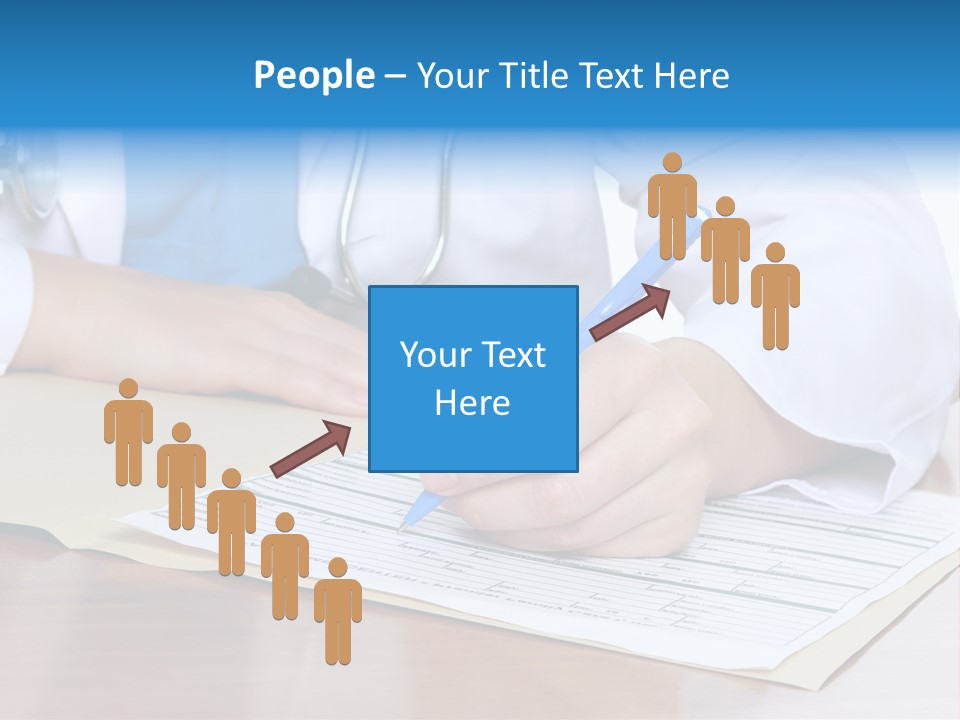 Woman Prescription Human PowerPoint Template