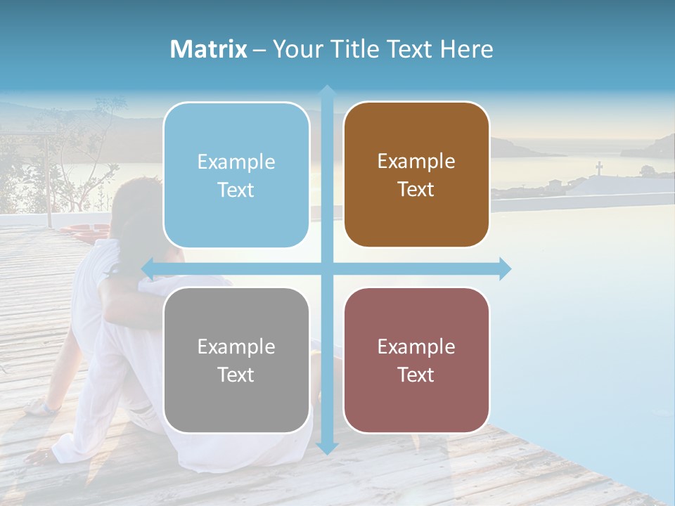 Sea Love Male PowerPoint Template