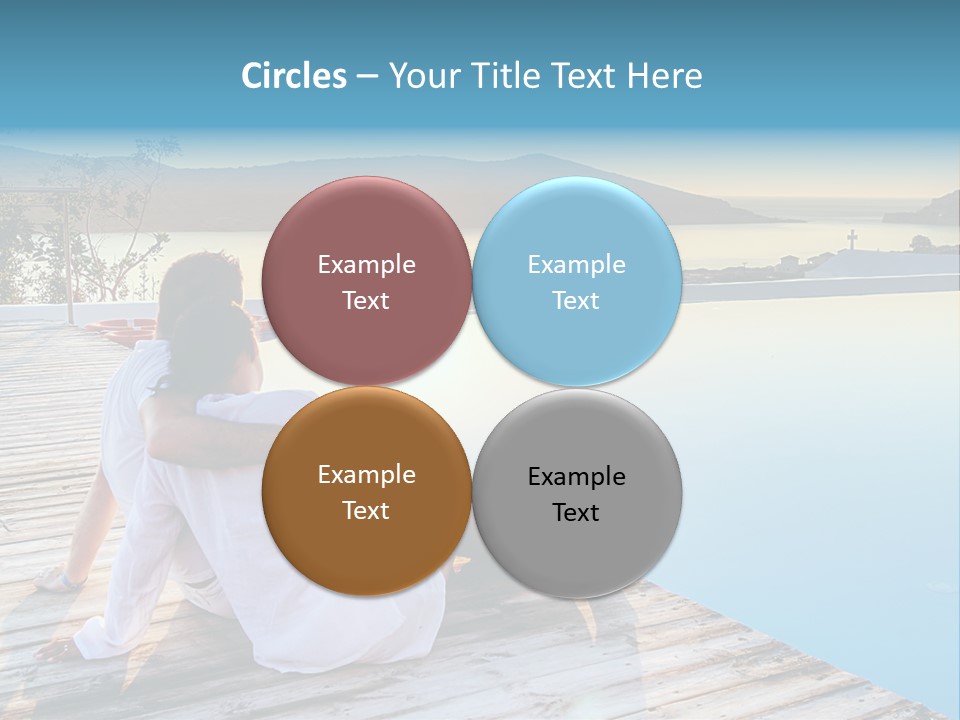 Sea Love Male PowerPoint Template