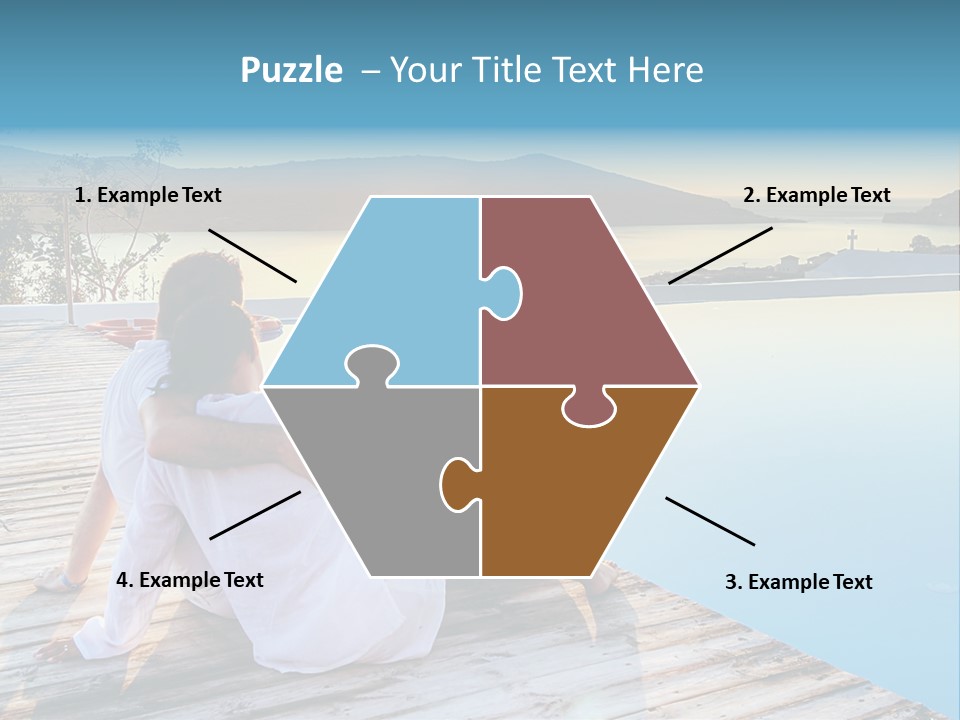 Sea Love Male PowerPoint Template