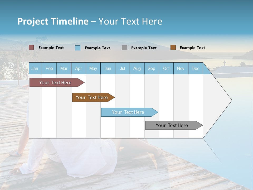 Sea Love Male PowerPoint Template