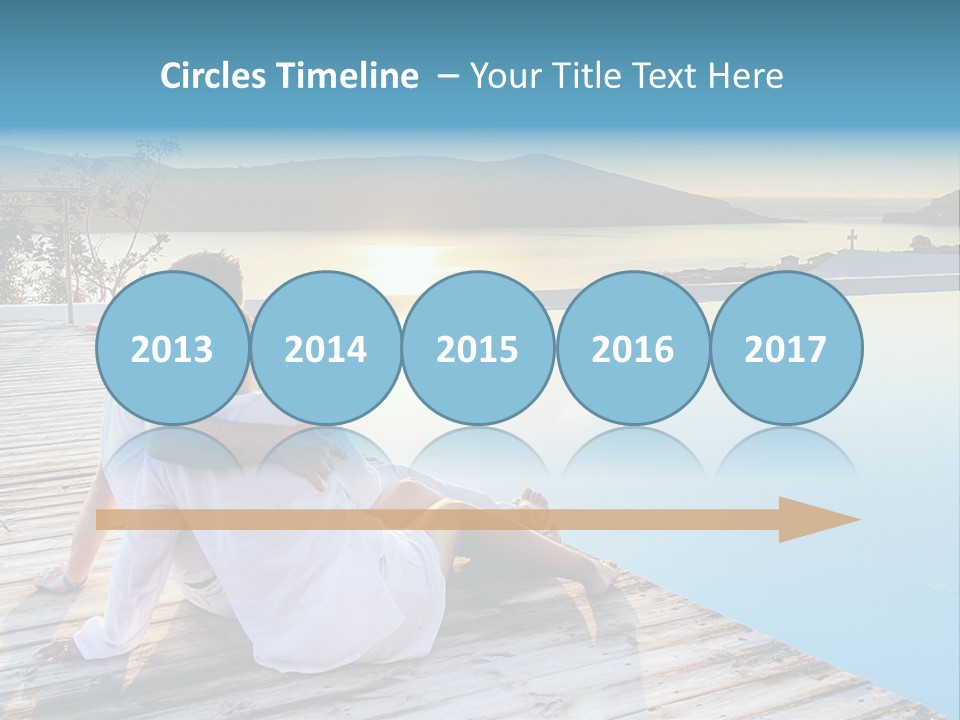 Sea Love Male PowerPoint Template