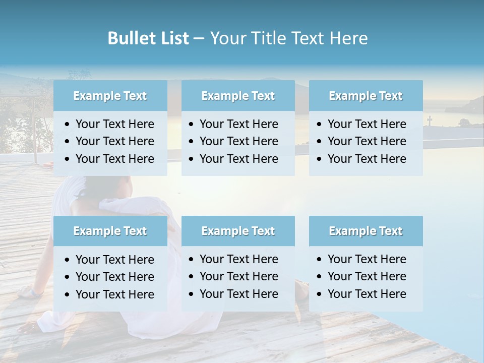 Sea Love Male PowerPoint Template