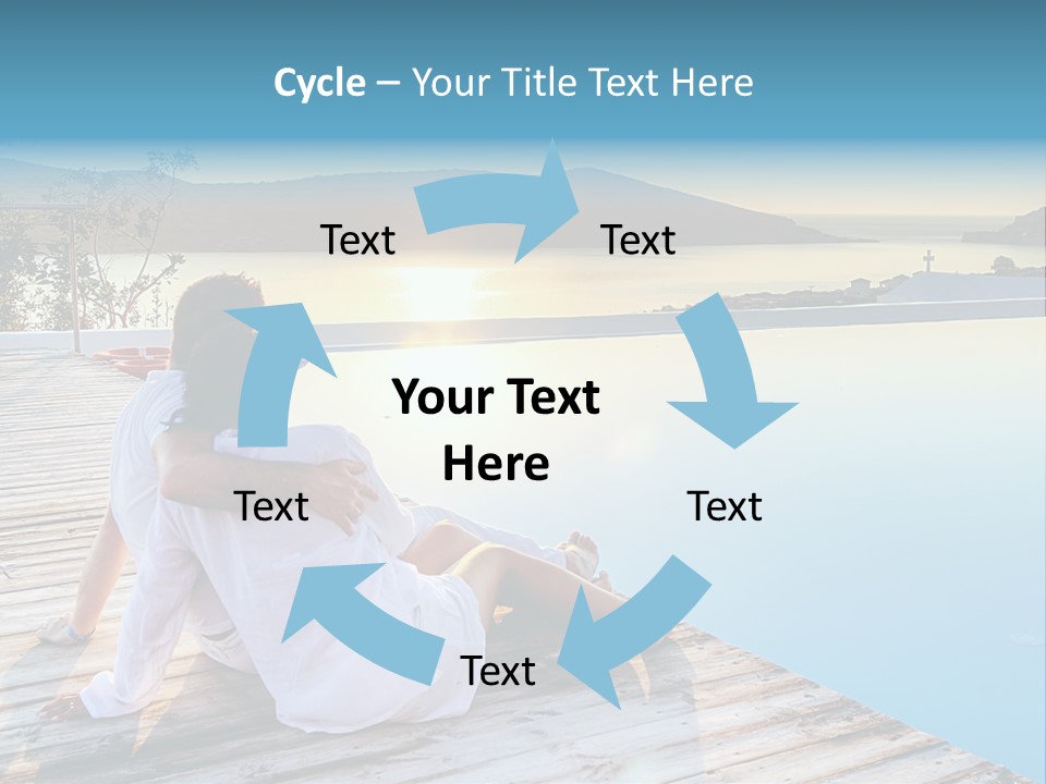 Sea Love Male PowerPoint Template