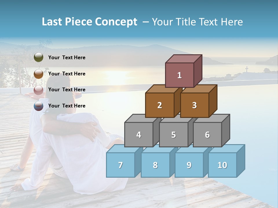 Sea Love Male PowerPoint Template