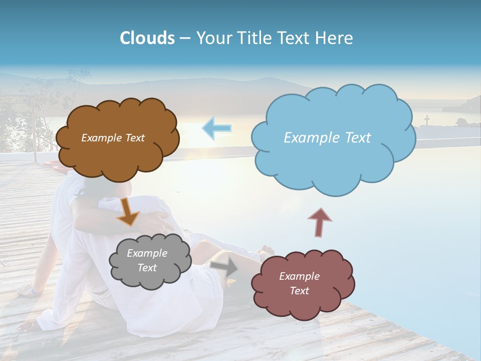 Sea Love Male PowerPoint Template