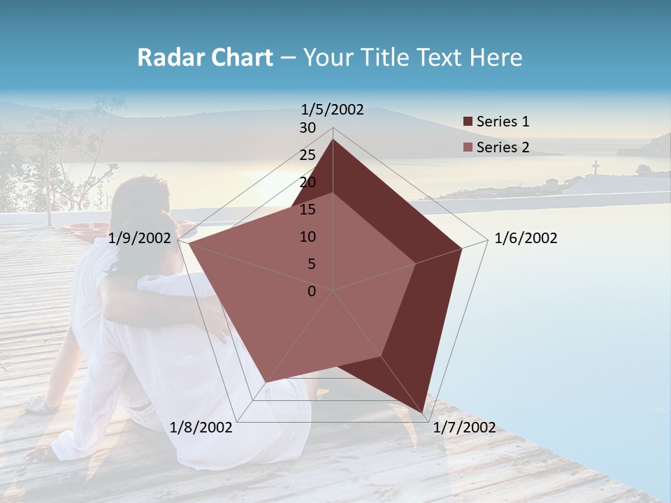 Sea Love Male PowerPoint Template