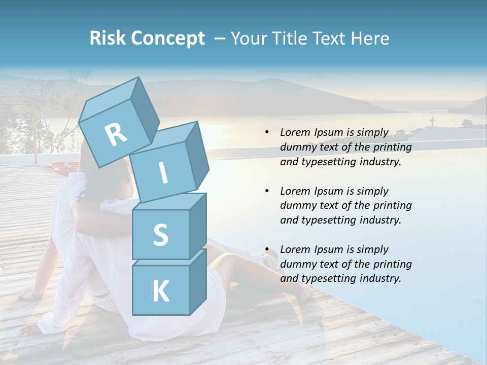 Sea Love Male PowerPoint Template