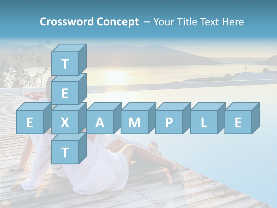 Sea Love Male PowerPoint Template