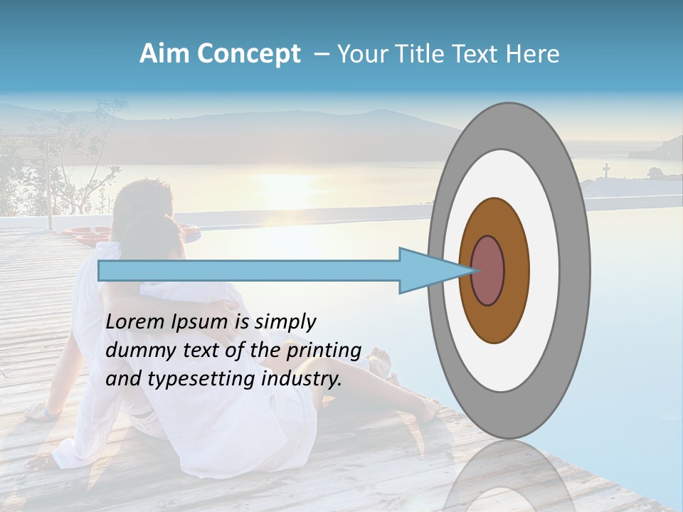 Sea Love Male PowerPoint Template