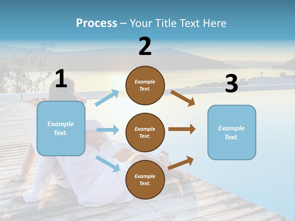 Sea Love Male PowerPoint Template
