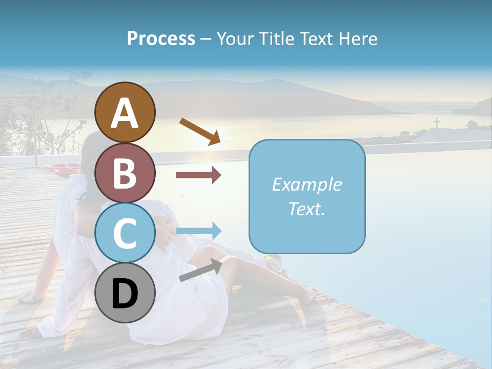 Sea Love Male PowerPoint Template