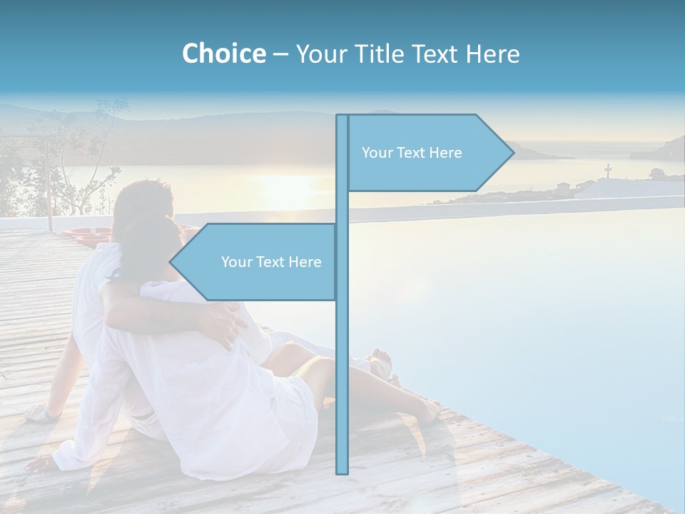 Sea Love Male PowerPoint Template