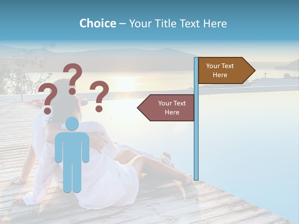 Sea Love Male PowerPoint Template