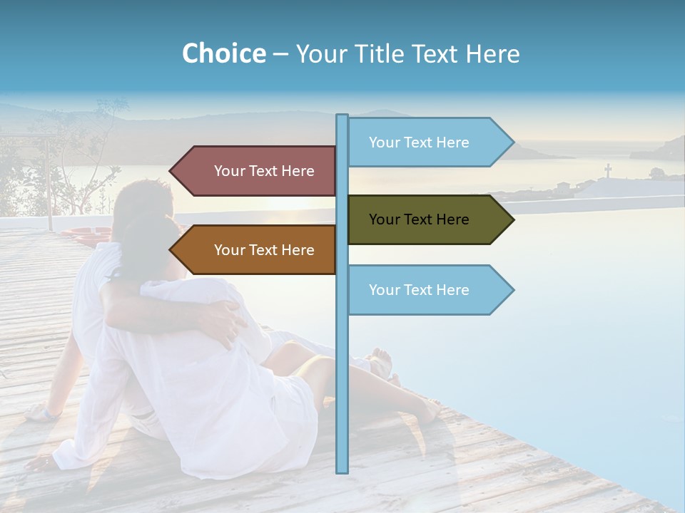 Sea Love Male PowerPoint Template