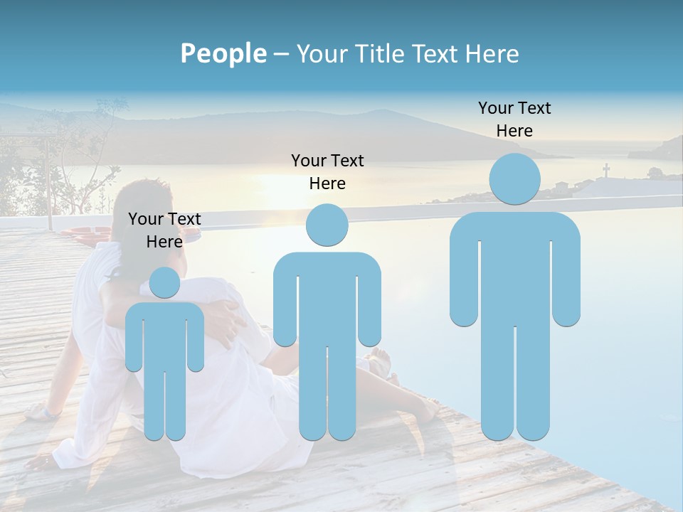 Sea Love Male PowerPoint Template