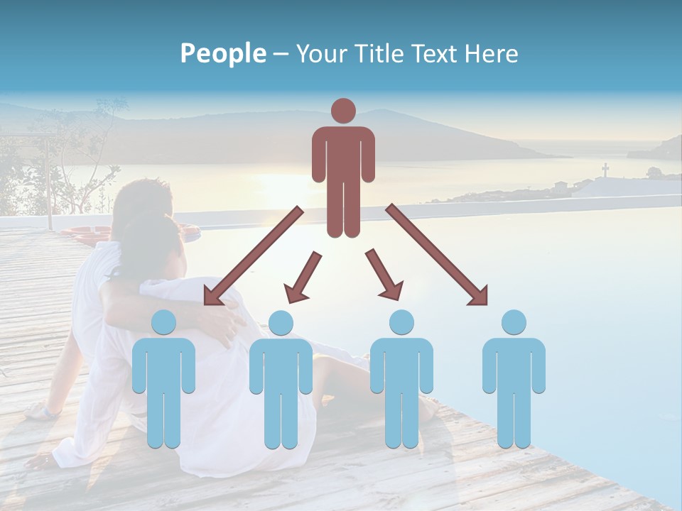 Sea Love Male PowerPoint Template