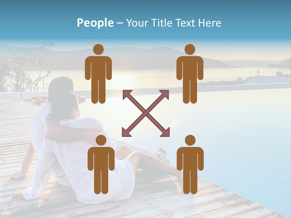 Sea Love Male PowerPoint Template