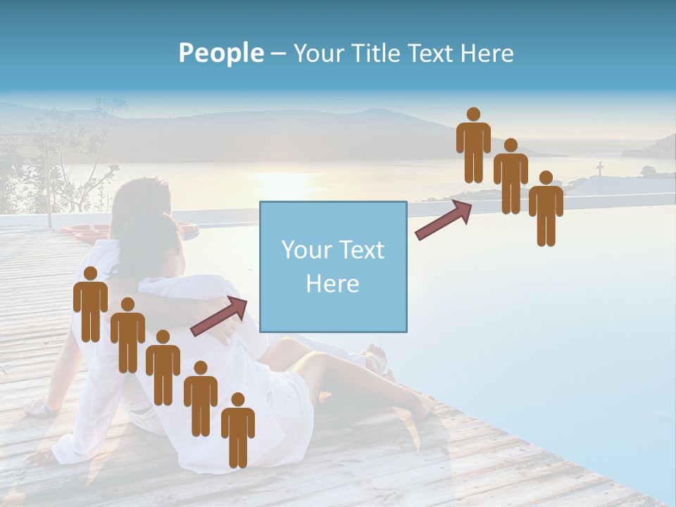 Sea Love Male PowerPoint Template