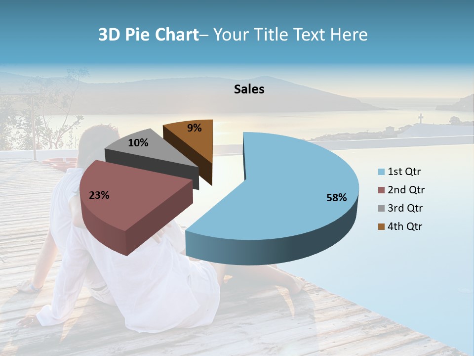 Sea Love Male PowerPoint Template