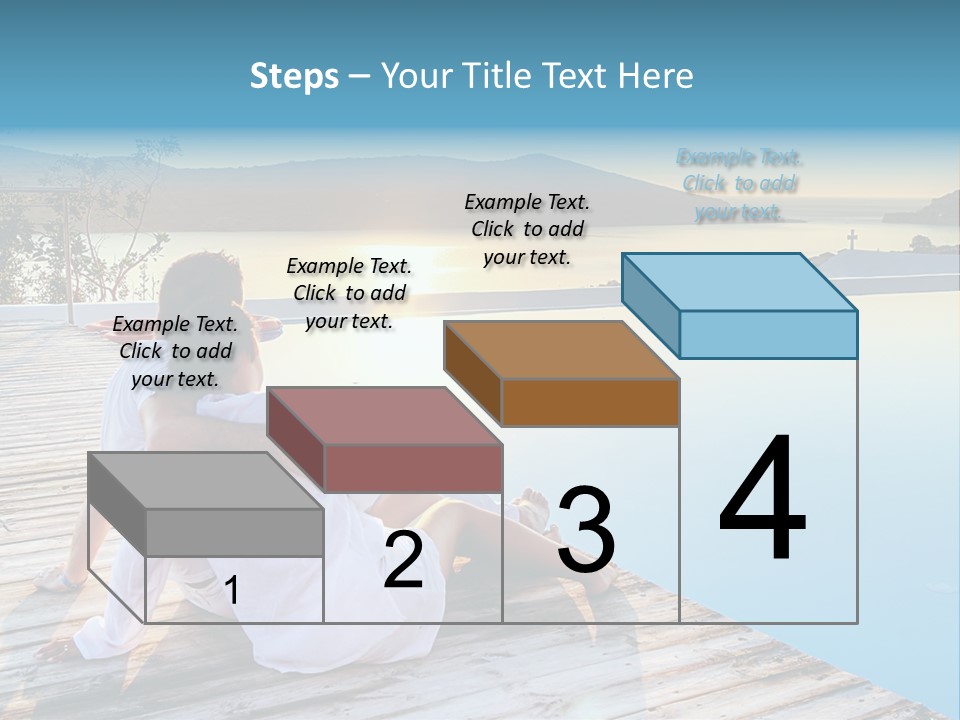 Sea Love Male PowerPoint Template