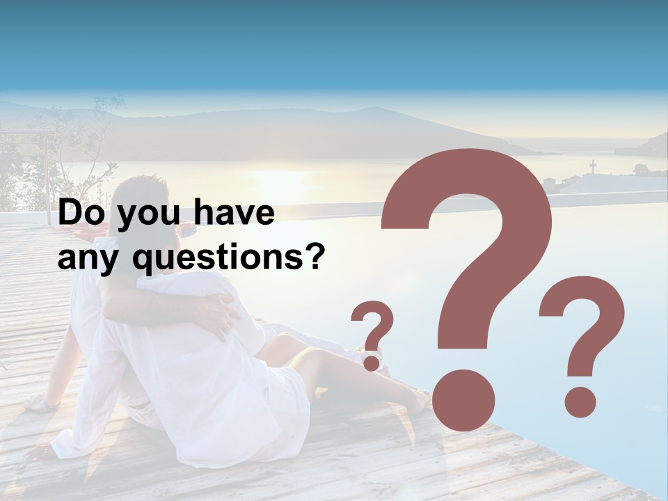 Sea Love Male PowerPoint Template