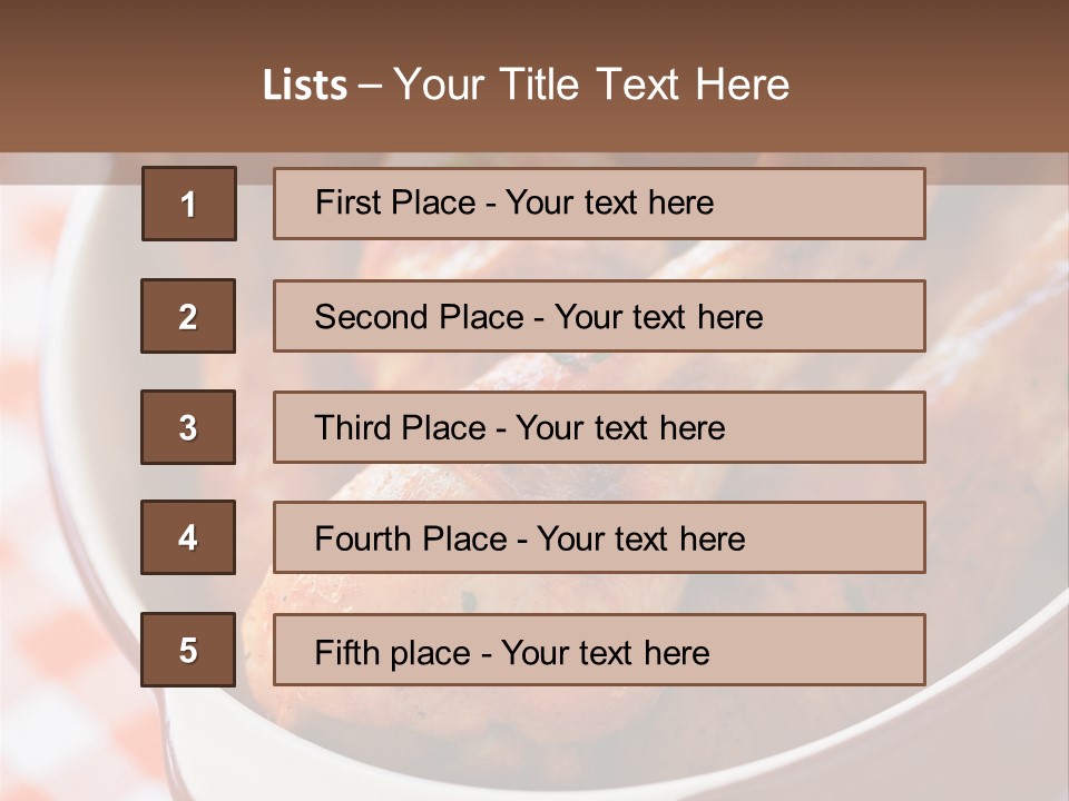 Ceramics Food Thyme PowerPoint Template