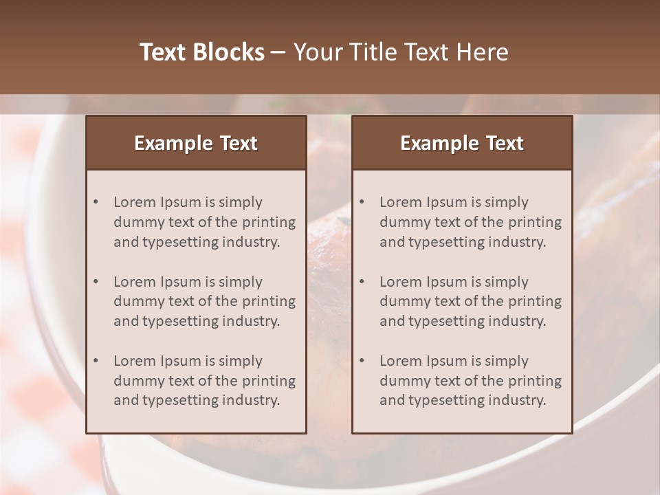 Ceramics Food Thyme PowerPoint Template