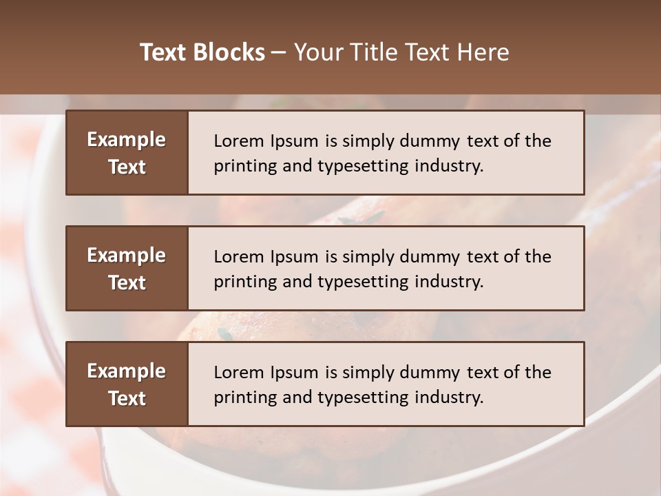 Ceramics Food Thyme PowerPoint Template