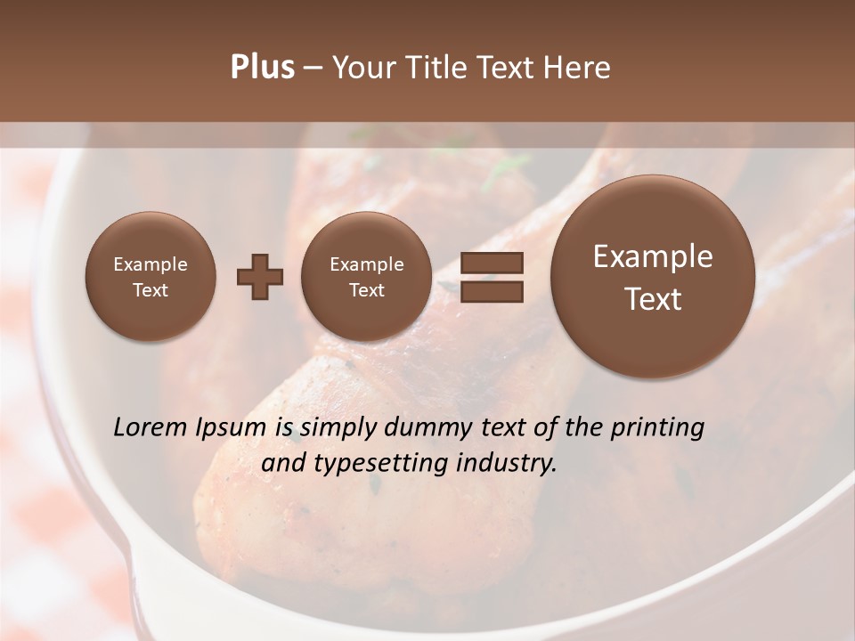 Ceramics Food Thyme PowerPoint Template