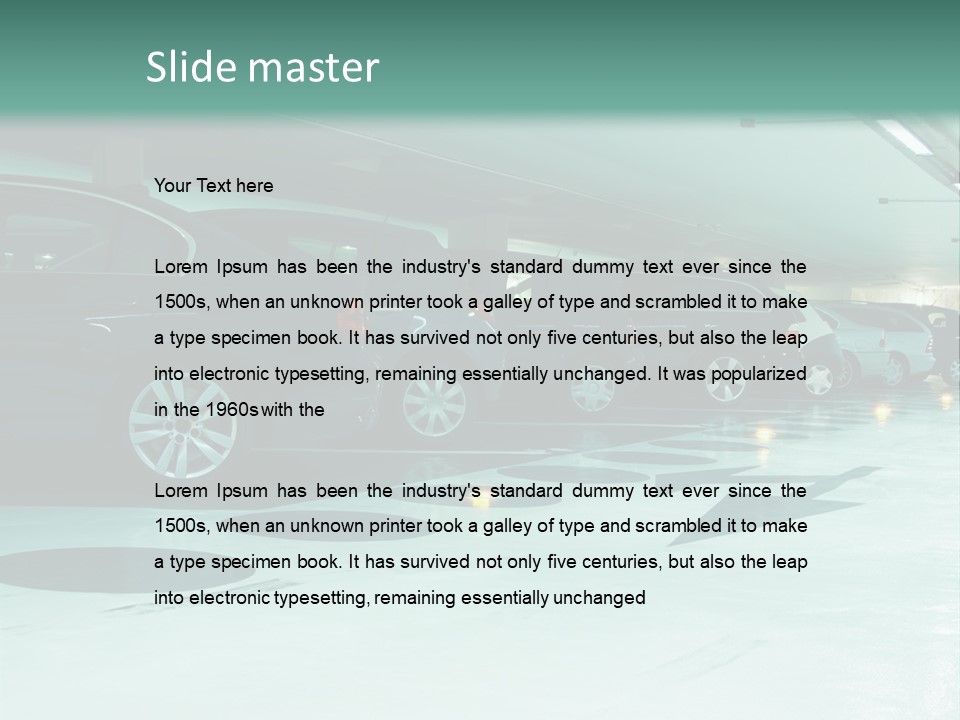 Car Full Covered PowerPoint Template